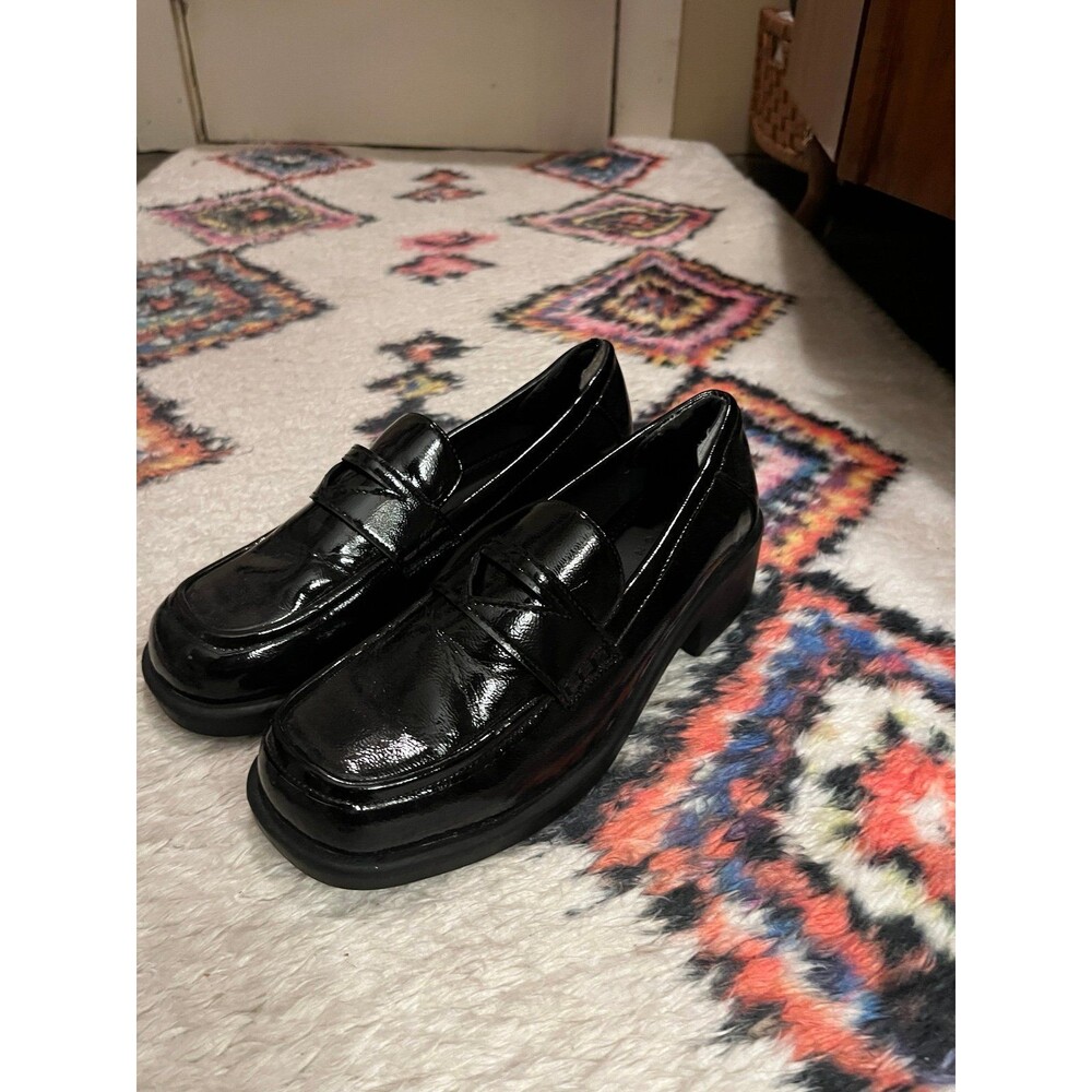 Black Patent Leather Loafer